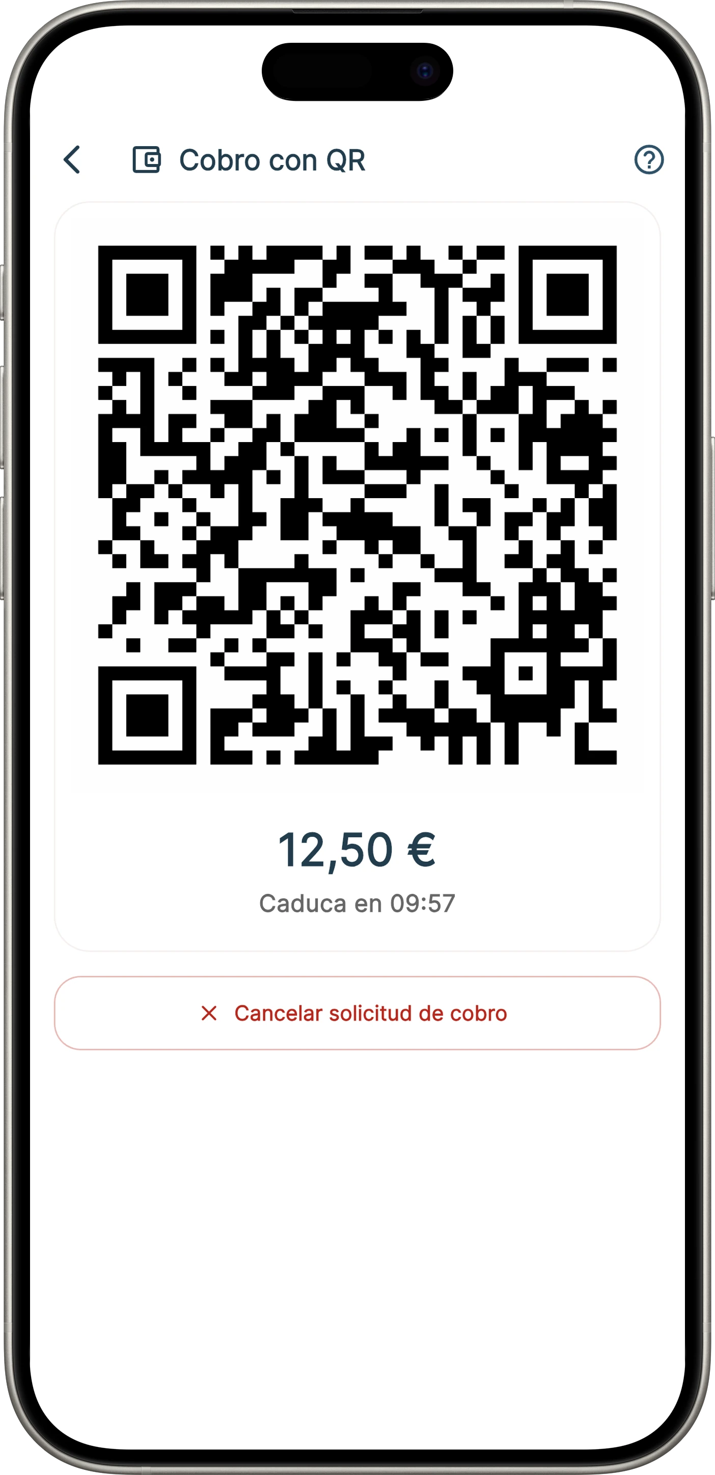 Cobrament mitjançant QR per un empleat de la comunitat