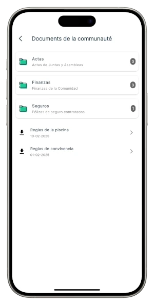 App pour les réservations dans les communautés